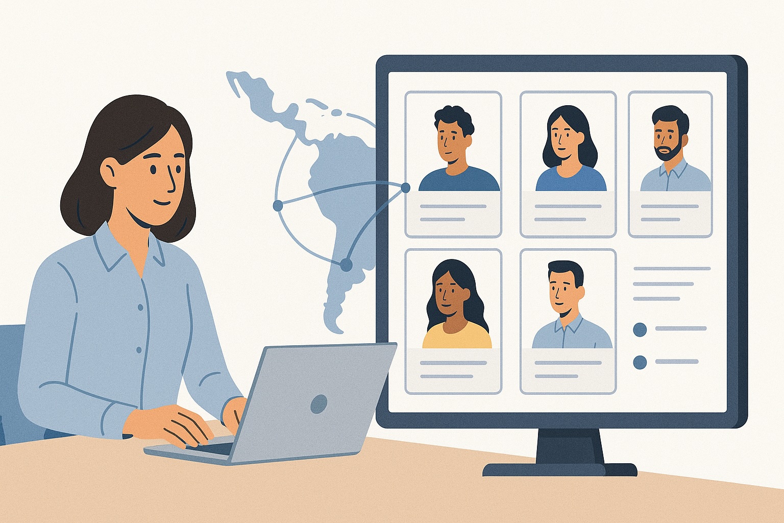 Talent sourcing network